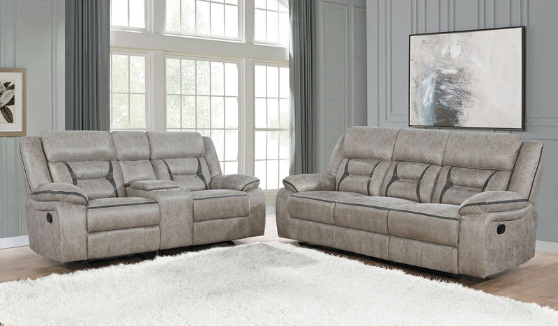 Juego de sofá reclinable tapizado Greer