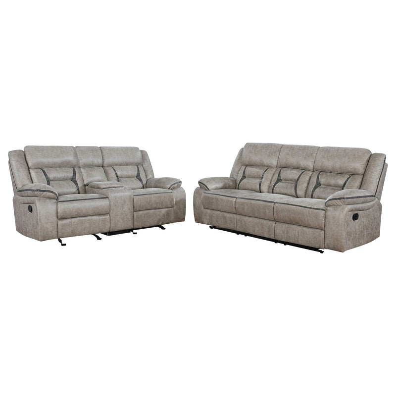 Juego de sofá reclinable tapizado Greer