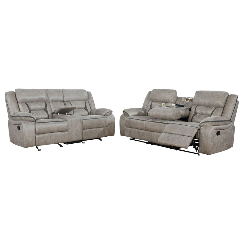 Juego de sofá reclinable tapizado Greer