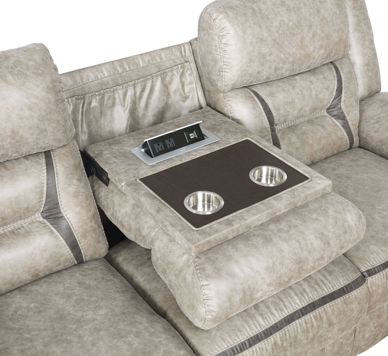 Juego de sofá reclinable tapizado Greer