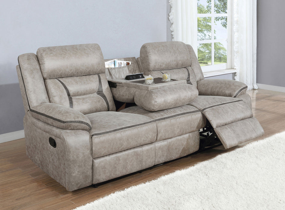 Greer Upholstered Motion Reclining Sofa