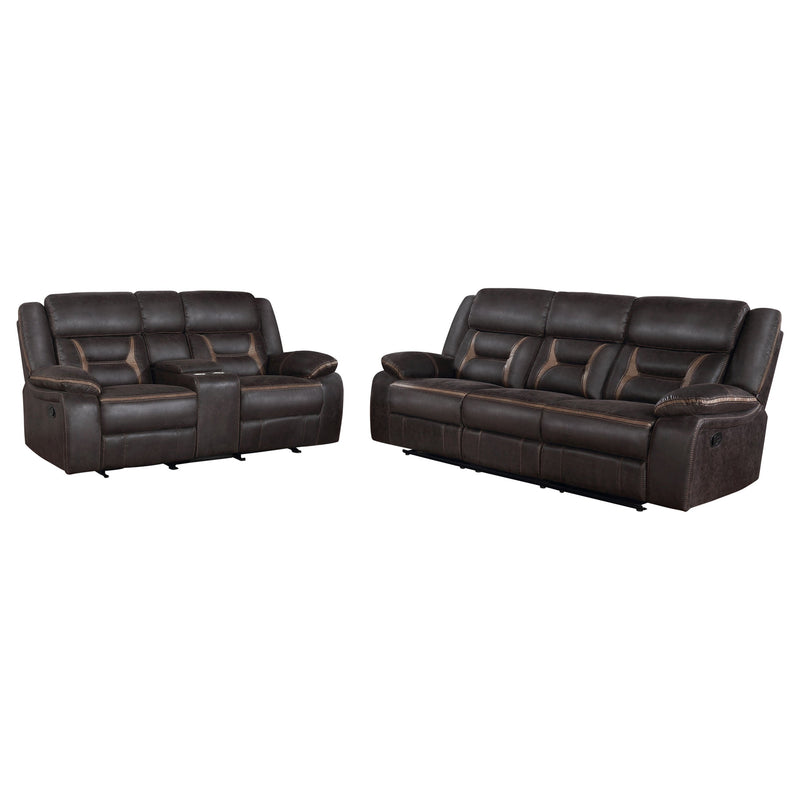 Juego de sofá reclinable tapizado Greer
