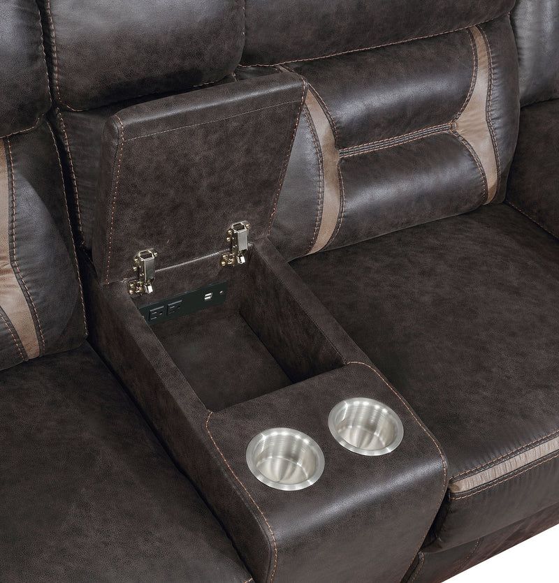 Juego de sofá reclinable tapizado Greer