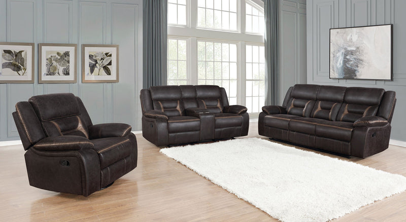 Juego de sofá reclinable tapizado Greer