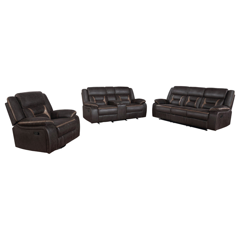 Juego de sofá reclinable tapizado Greer