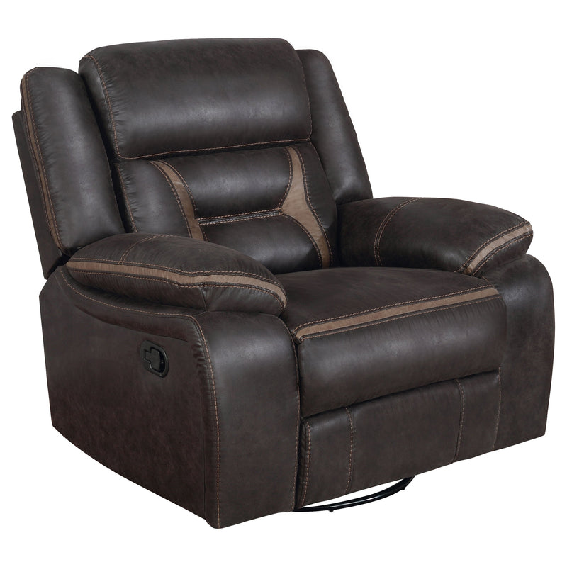 Greer Upholstered Swivel Glider Recliner Chair