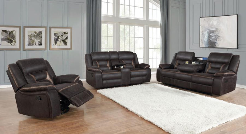 Greer Upholstered Swivel Glider Recliner Chair