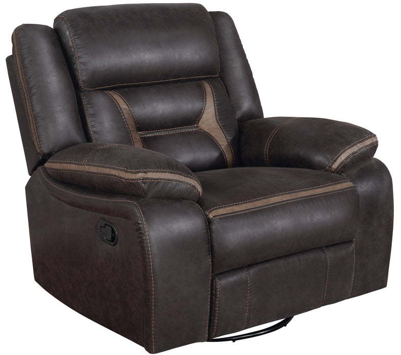 Greer Upholstered Tufted Back Glider Recliner