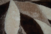 4D Shaggy Rug Design 6994 Turquoise 5x8 (5'2x7'5")"