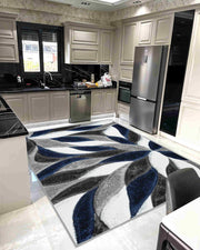 4D Shaggy Rug Design 6994 Brown 4x6 (3'9x5'3")"
