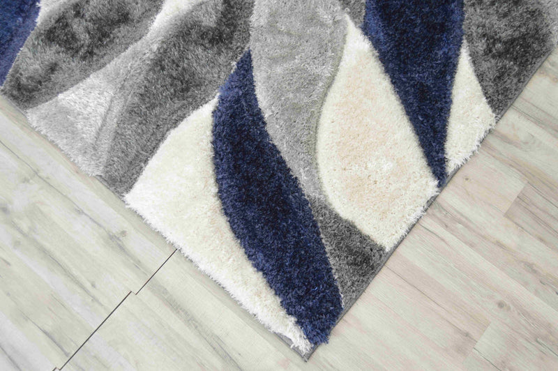 4D Shaggy Rug Design 6994 Pink 2x4 (2'6x3'9")"