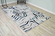 OXFORD Rug Design 7001 Blue 5x8 (5'2x7'5")"