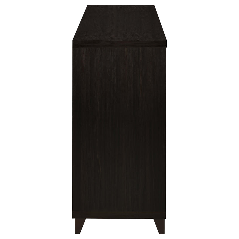 Lewes 2-door Engineered Wood 60-inch TV Stand Cappuccino