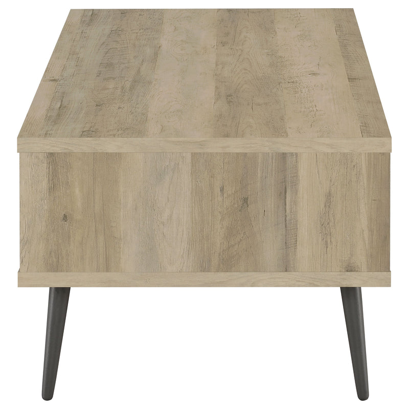 Welsh 1-drawer Engineered Wood Coffee Table Distressed Pine