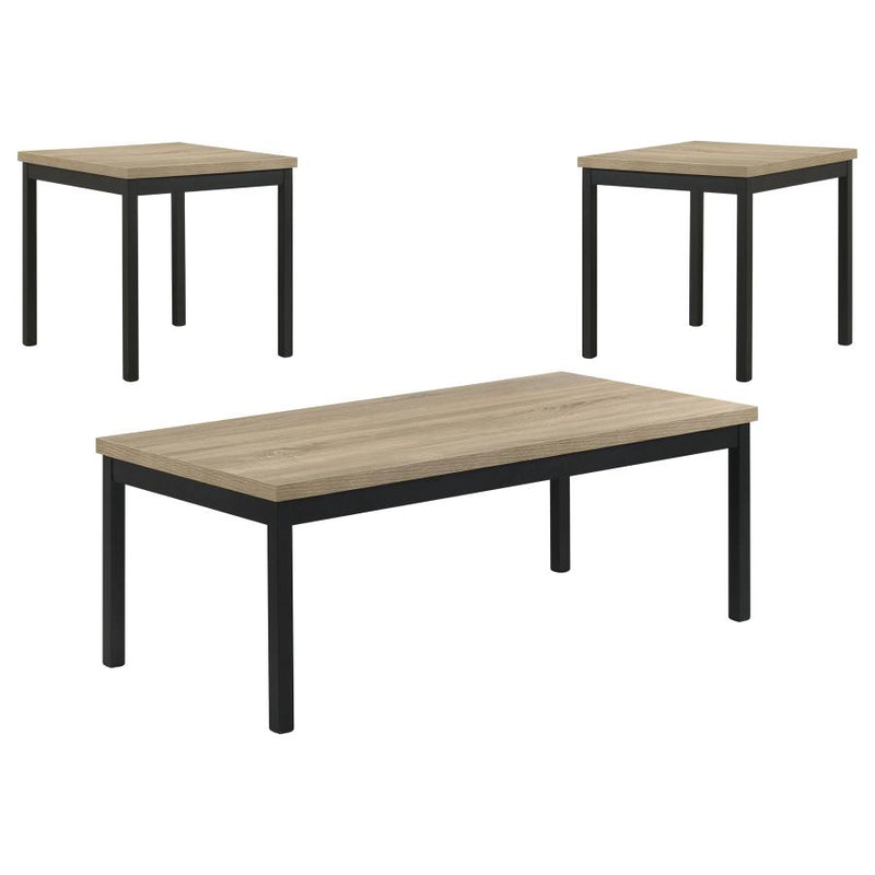 Garza 3-Piece Rectangular Coffee Table Set