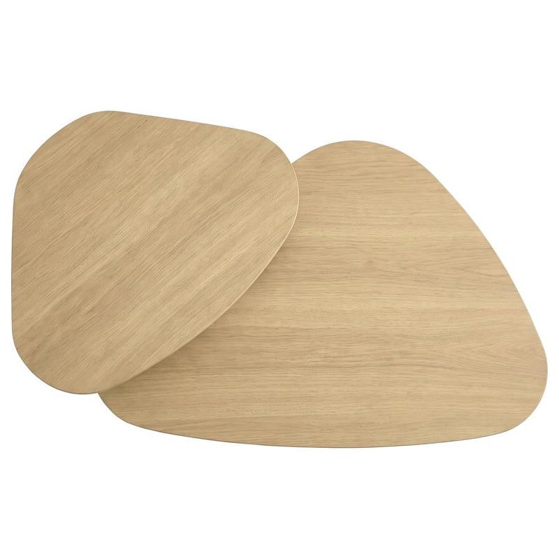 Arjona 2-Piece Triangular Nesting Coffee Table Set