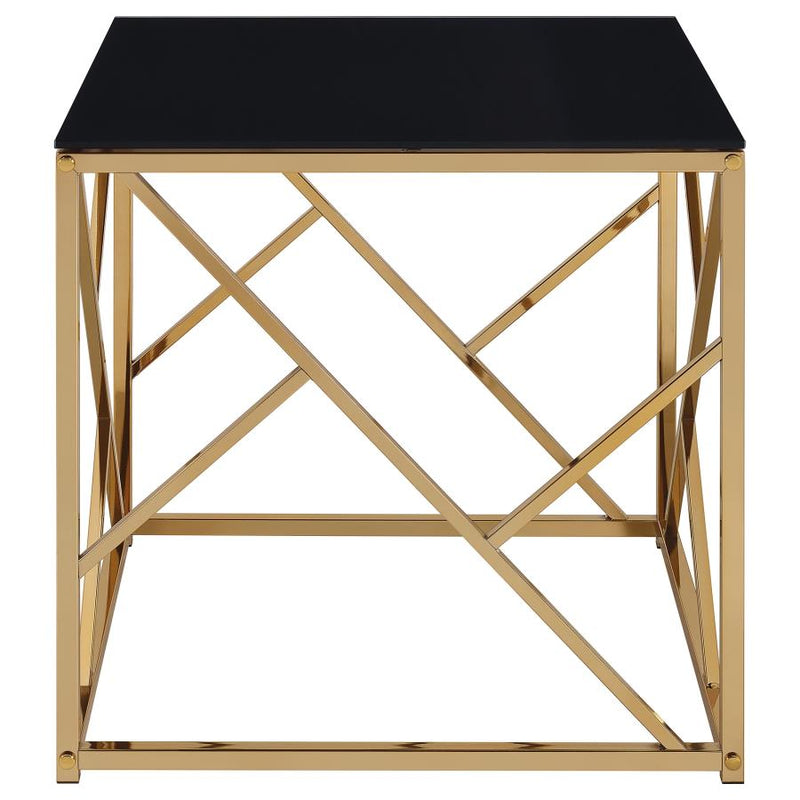 Comisso Contemporary 3-Piece Tempered Glass Coffee Table Set