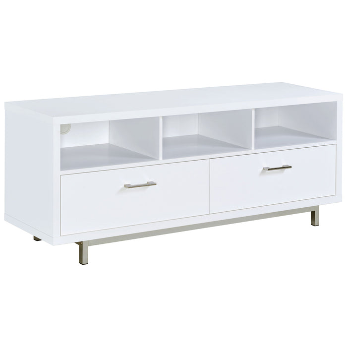 Casey 2-drawer Engineered Wood 60-inch TV Stand Cappuccino