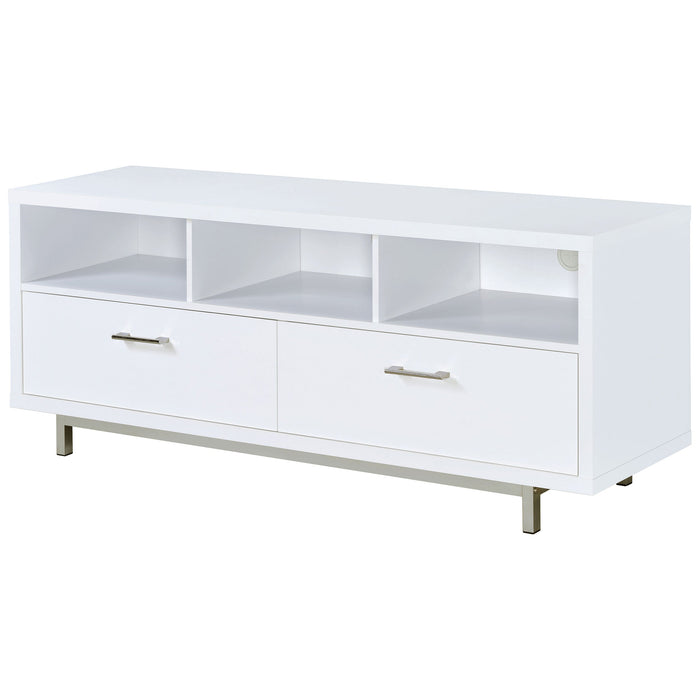 Casey 2-drawer Engineered Wood 60-inch TV Stand Cappuccino