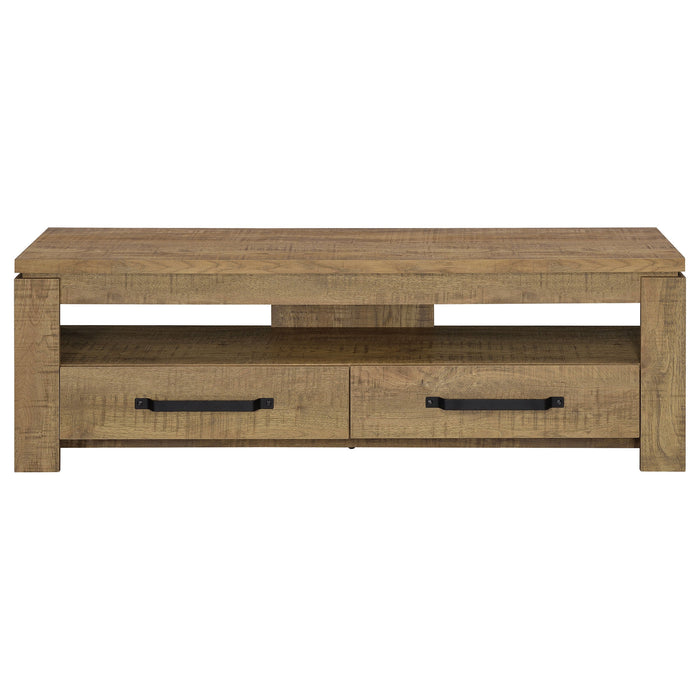 Elkton 2-drawer Engineered Wood 59" TV Stand Mango