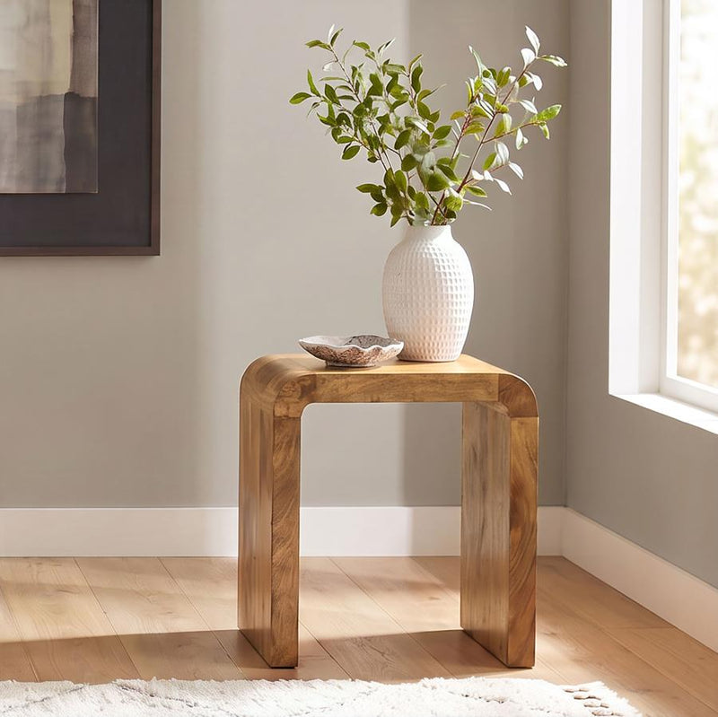 Booker Rectangular Mango Wood End Table