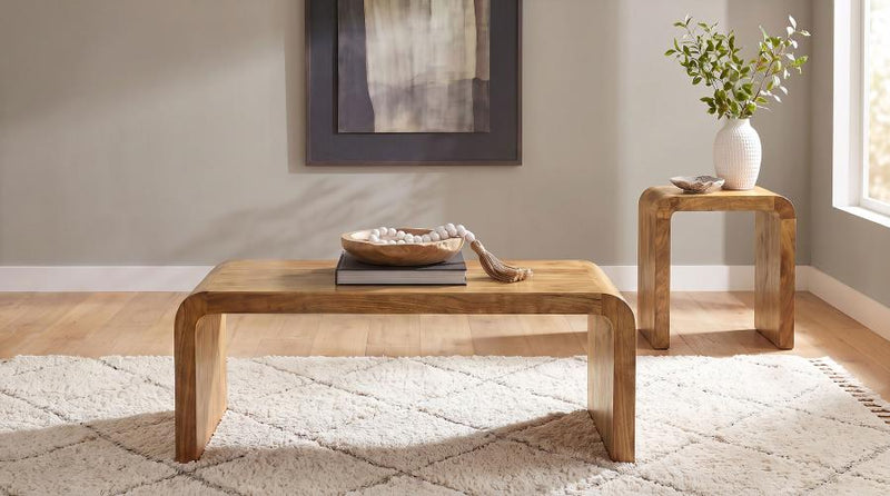 Booker Rectangular Mango Wood Coffee Table