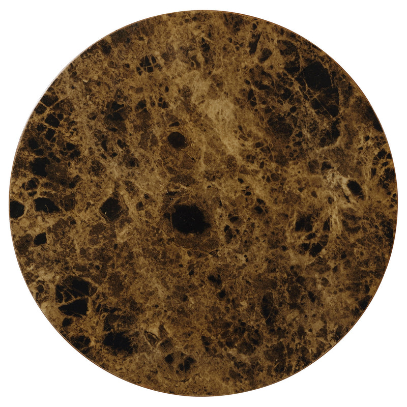 Laney Glass Top Coffee and End Table Set Dark Merlot