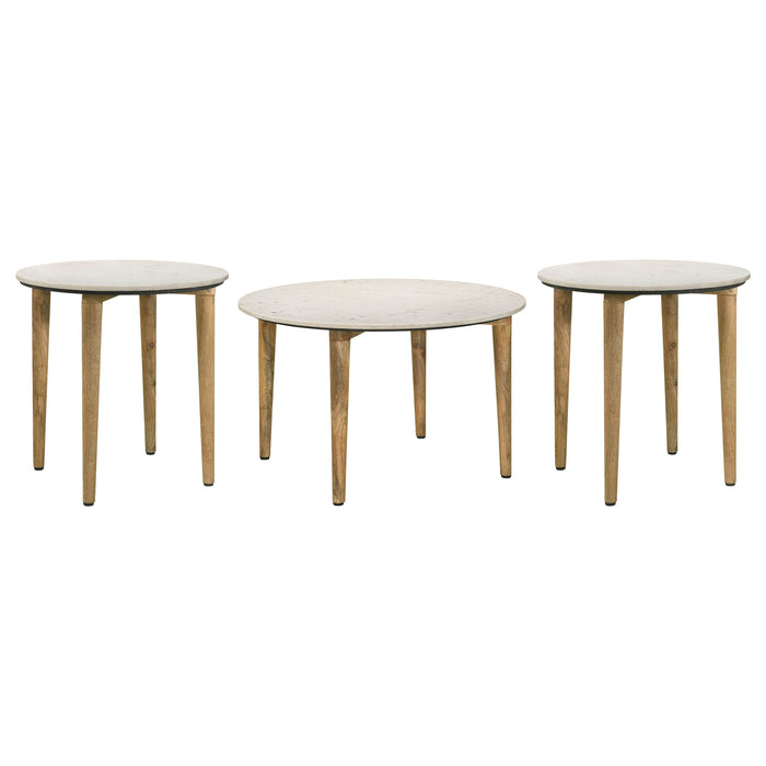 Aldis  Coffee and End Table Set White