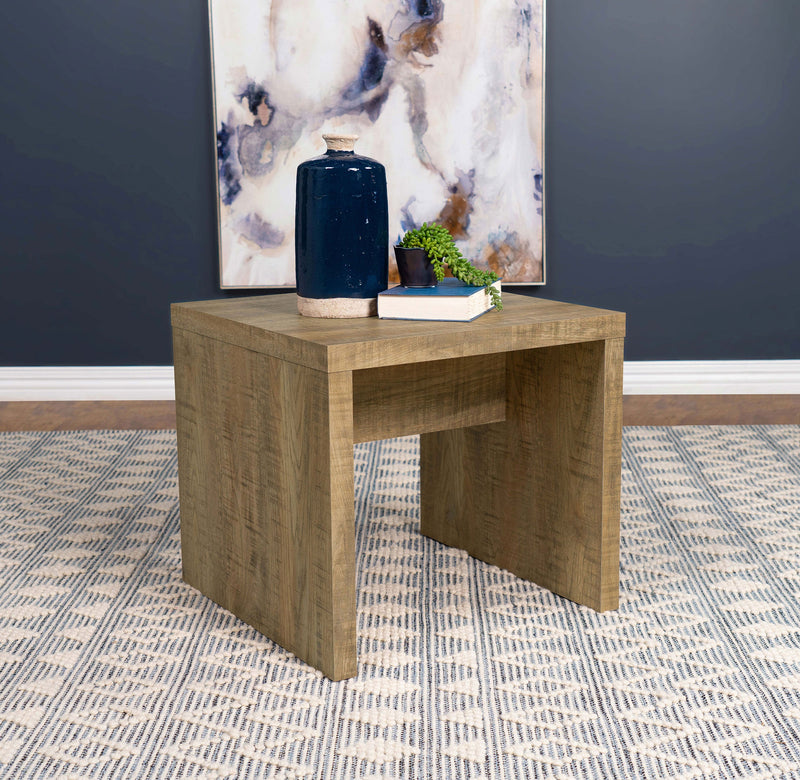 Mesa Auxiliar Lynette Square de Madera Diseñada Mango