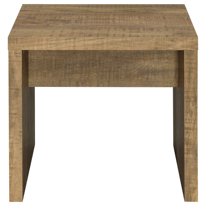 Lynette Square Engineered Wood End Table Mango