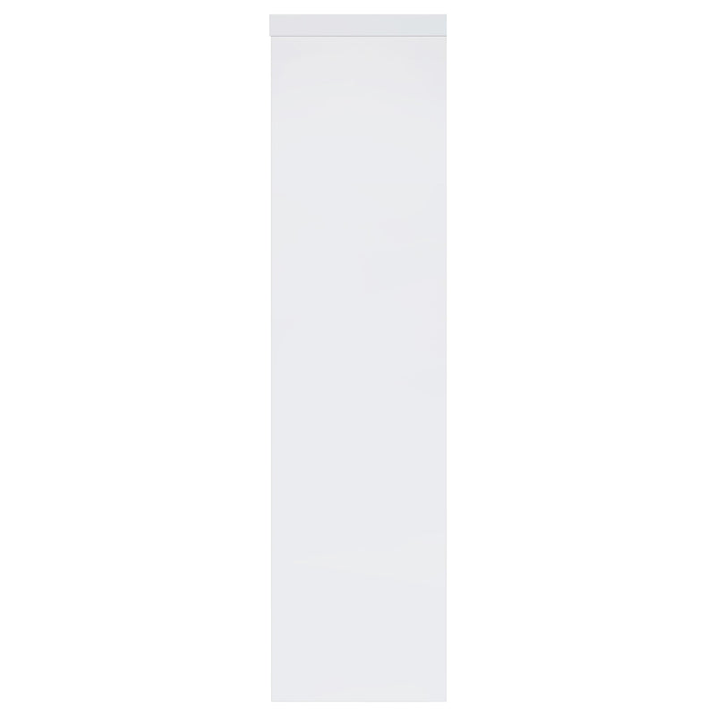 Jude 3-shelf Engineered Wood Media Tower High Gloss White