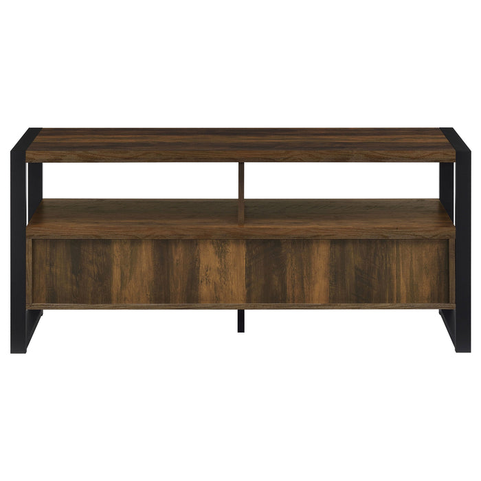 James 2-drawer Composite Wood 48" TV Stand Antique Pine