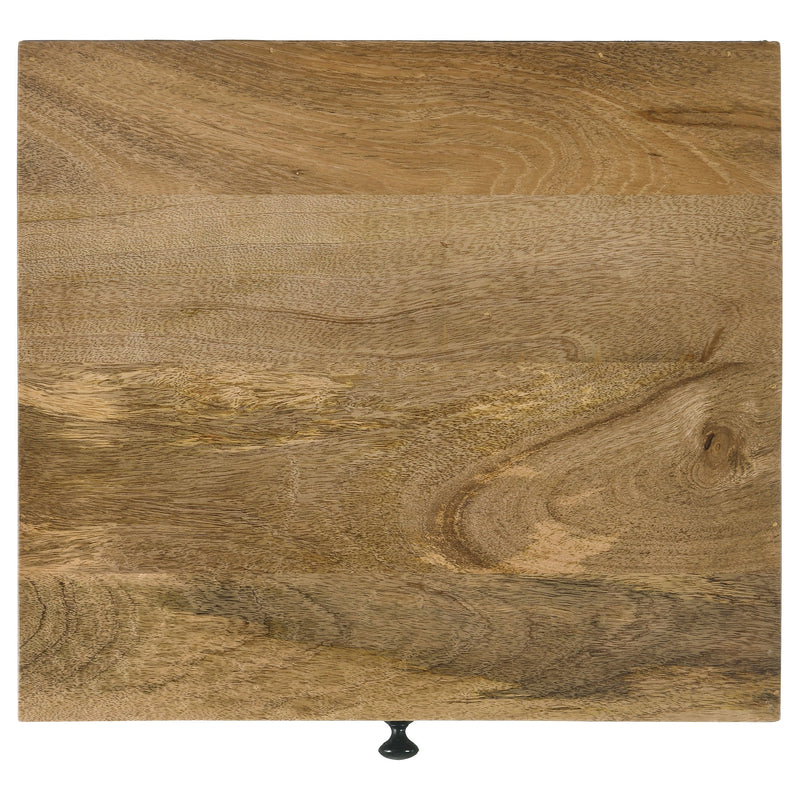 Stephie Square Coffee and End Table Set Honey Brown