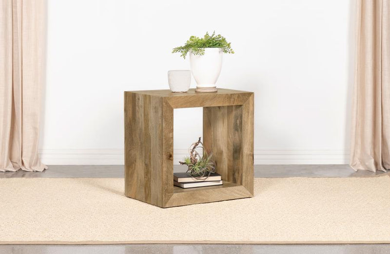 Benton Rectangular Solid Wood End Table