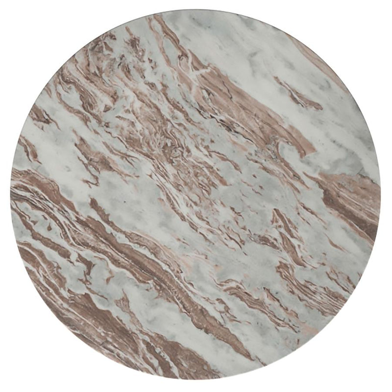 Jenna 35-inch Round Marble Top Cocktail Coffee Table