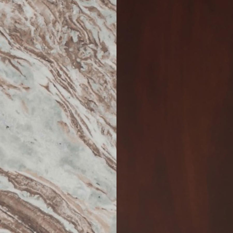 Jenna 35-inch Round Marble Top Cocktail Coffee Table