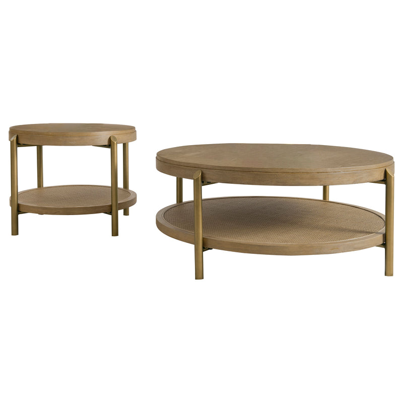 Arini Round Coffee and End Table Set