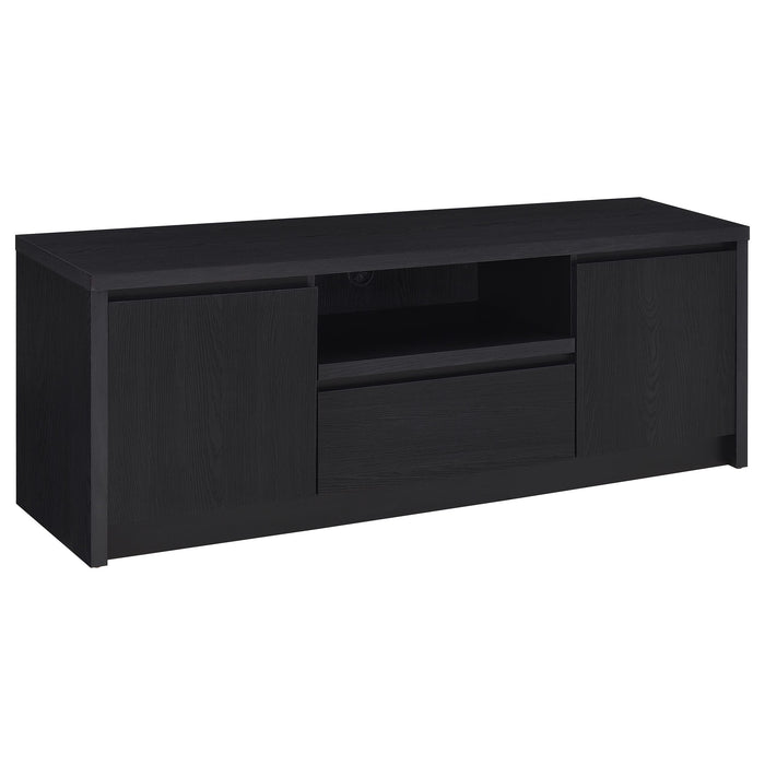 Winfield  Entertainment Center 60-inch TV Stand Black