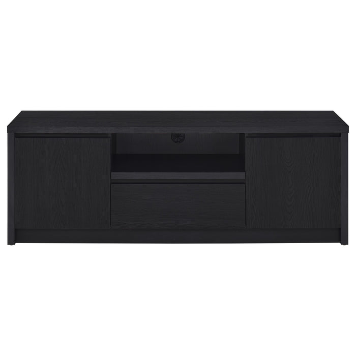 Winfield  Entertainment Center 60-inch TV Stand Black