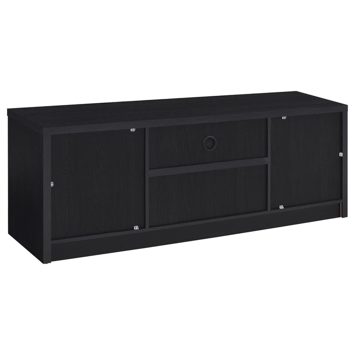 Winfield  Entertainment Center 60-inch TV Stand Black