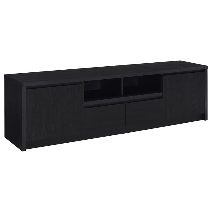 Winfield 2-door TV Stand Media Console Black