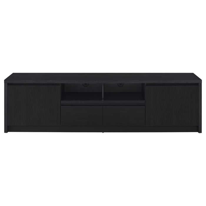 Winfield 2-door TV Stand Media Console Black