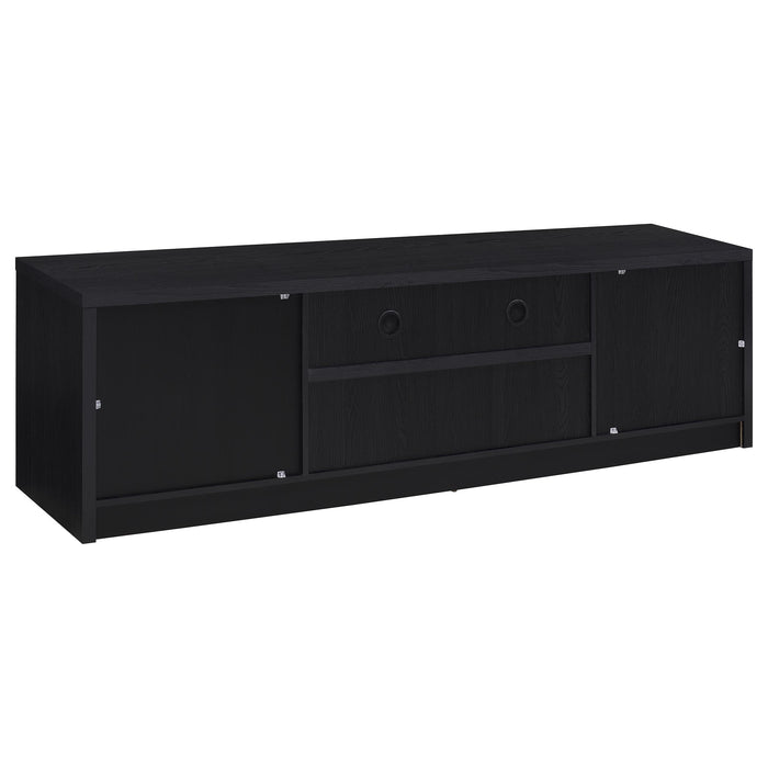 Winfield 2-door TV Stand Media Console Black