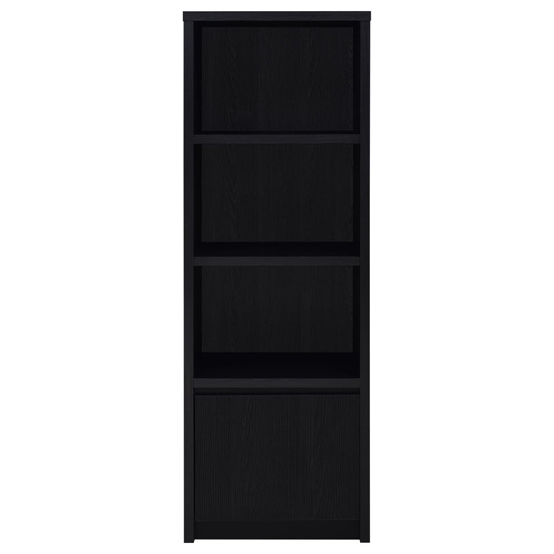 Winfield 3-sheld Media Tower Entertainment Pier Black