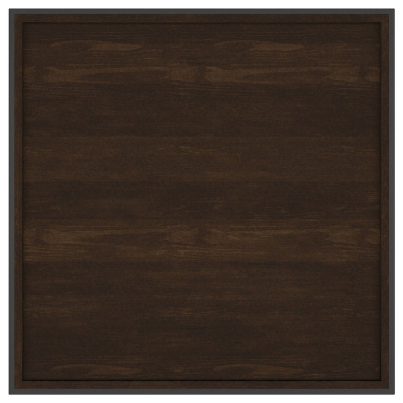 Fulton 30-inch Square Mango Wood Coffee Table Dark Brown