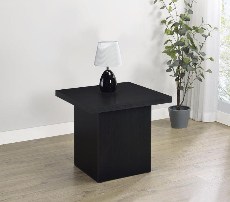 Mesa auxiliar de madera de ingeniería Devar Square