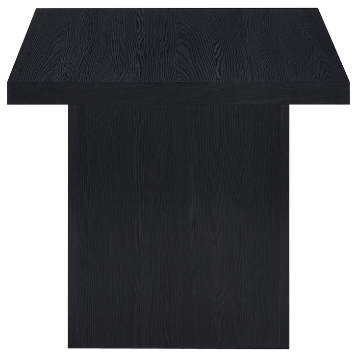 Max  Rectangular Coffee and End Table Set Black