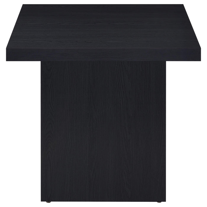 Max  Rectangular Coffee and End Table Set Black