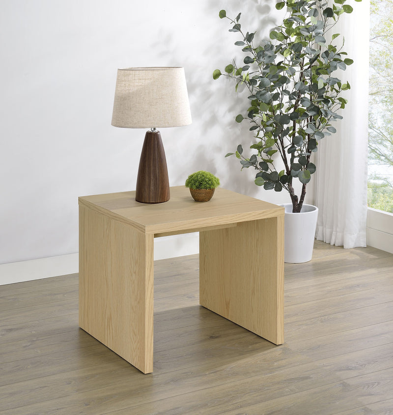 Mesa Auxiliar/Mesa de Noche de Madera Diseñada Canoga