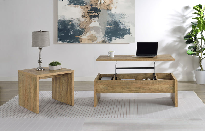 Mesa Auxiliar/Mesa de Noche de Madera Diseñada Canoga